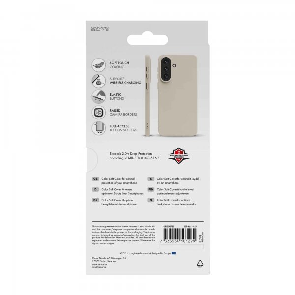 X2O Samsung Galaxy A57 Cover Color Soft Beige