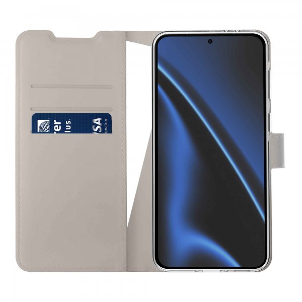 X2O Samsung Galaxy A37 Classic Wallet Cover Greige
