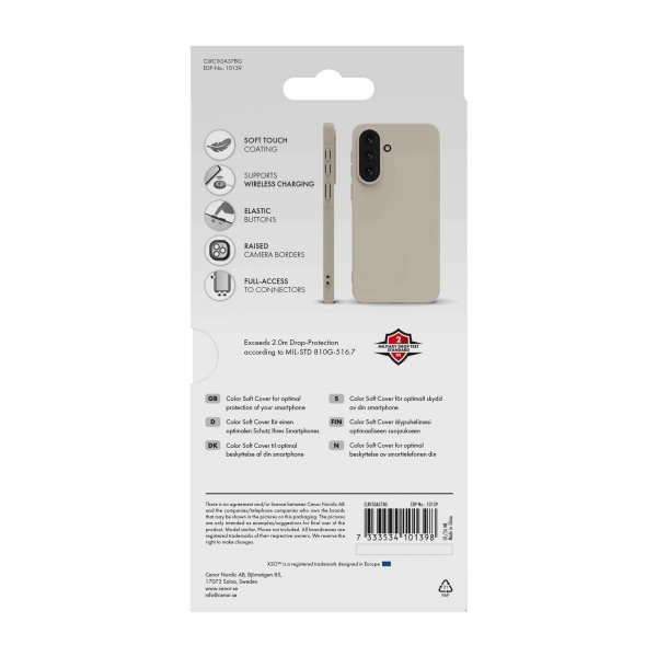 X2O Samsung Galaxy A37 Cover Color Soft Beige
