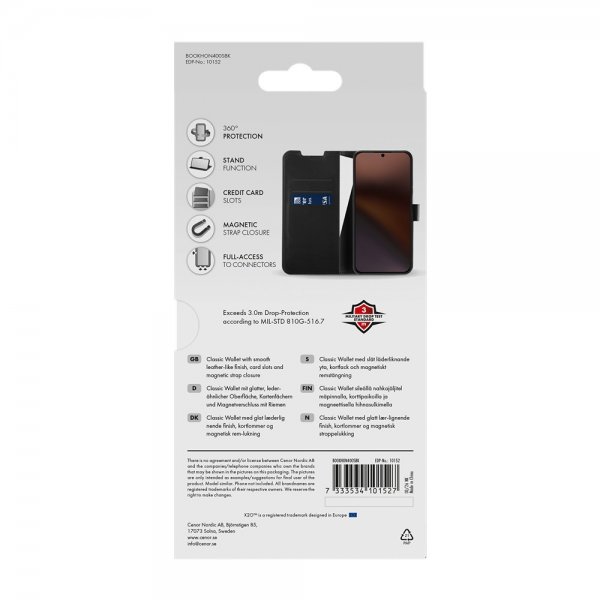 X2O Honor 400 Smartcover Classic Wallet Sort
