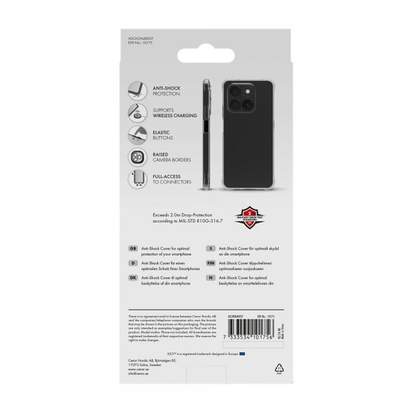 X2O Honor 400 Smart Cover Anti-Shock Klar