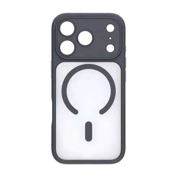 Rvelon iPhone 17 Pro Cover Kammerkant MagSafe Sort