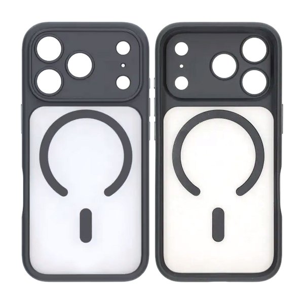 Rvelon iPhone 17 Pro Cover Kammerkant MagSafe Sort