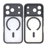 Rvelon iPhone 17 Pro Max Cover TPU MagSafe Sort/Gennemsigtig