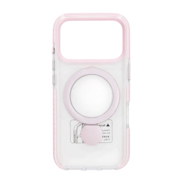 iPhone 17 Pro Max Cover Ringstativ MagSafe Rosa