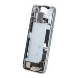 Mellemramme med smådele til iPhone 15 - Blå OEM