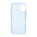 iPhone 17 Cover Bølget MagSafe Lyseblå