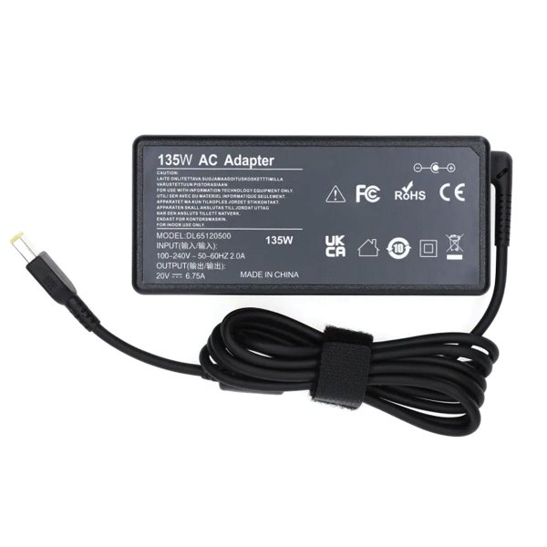 Strømadapter oplader til Lenovo 135W