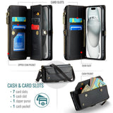 CaseMe iPhone 15 Etui C36 Series Sort