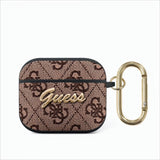 Guess AirPods 3 Etui 4G Script Brun