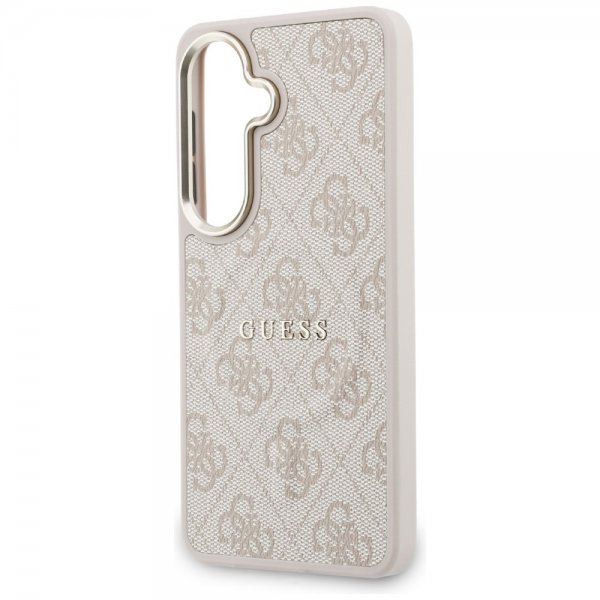 Guess Samsung Galaxy S26 Cover 4G Præget MagSafe Lyserød