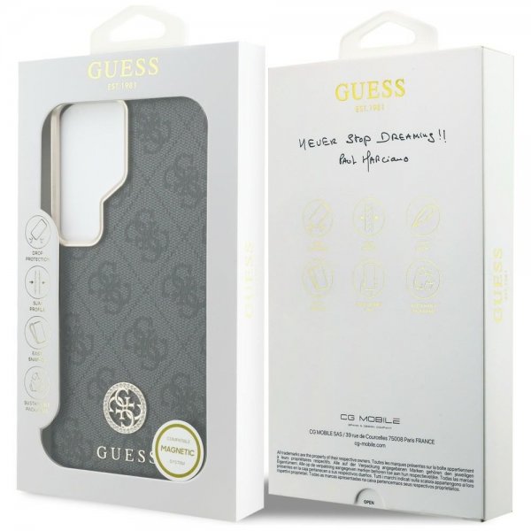 Guess Samsung Galaxy S26 Ultra Cover 4G Round MagSafe Sort