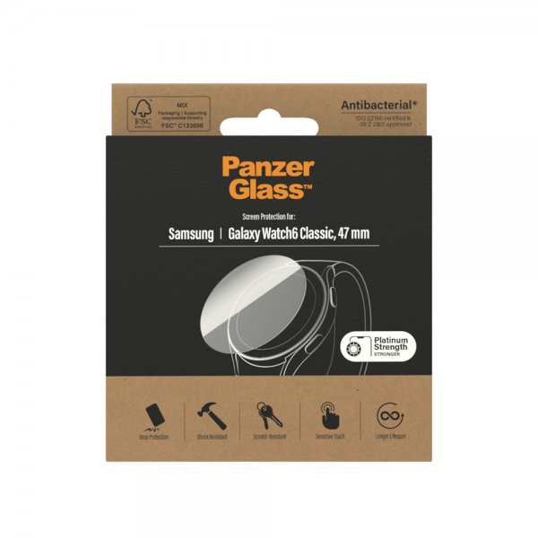 PanzerGlass Samsung Galaxy Watch 6 Classic 47mm Skærmbeskyttelse Glas
