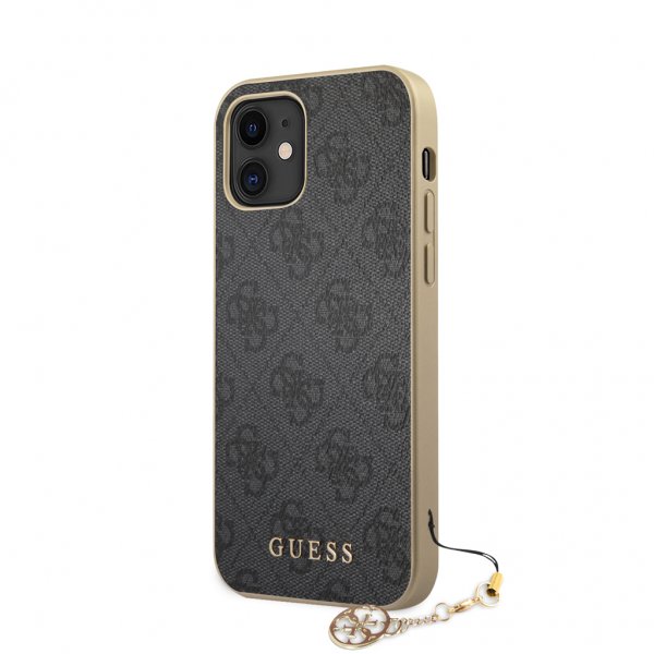 Guess iPhone 12 Mini Cover 4G Charms Grå