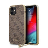 Guess iPhone 12 Mini Cover 4G Charms Brun