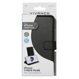 Vivanco iPhone 6/6S Plus/iPhone 7 Plus/iPhone 8 Plus Etui Classic Wallet Sort