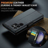 CaseMe Samsung Galaxy S24 Ultra Etui 023 Series Sort