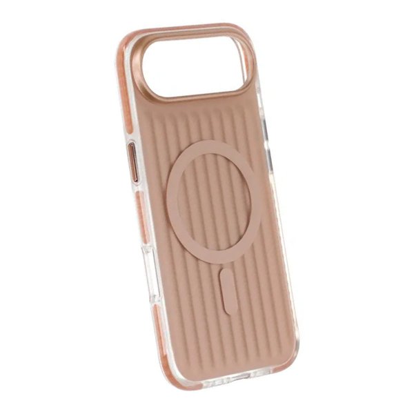 iPhone Air Cover Bølget MagSafe Lysebrun