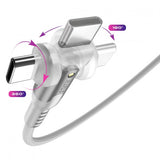 Statik Kabel PowerPivot Pro USB-C/USB-C 1m Hvid