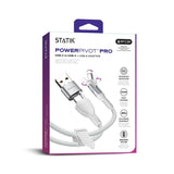Statik Kabel PowerPivot Pro USB-C/USB-C 1m Hvid