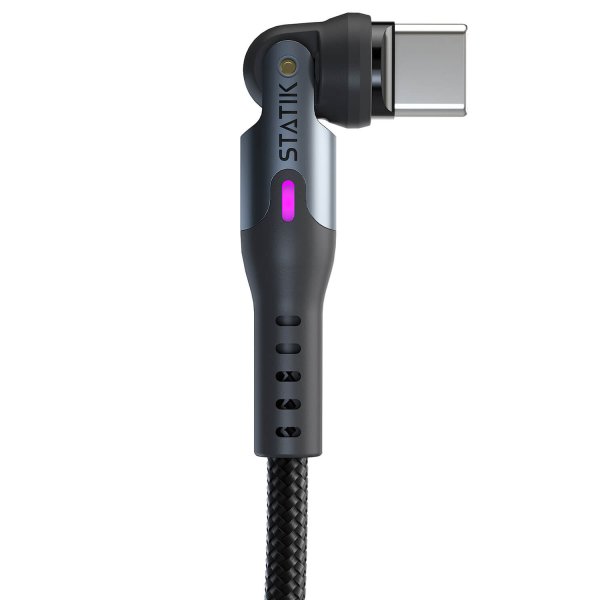 Statik Kabel 360 Pro USB-C/Lightning/Micro-USB 1m Sort