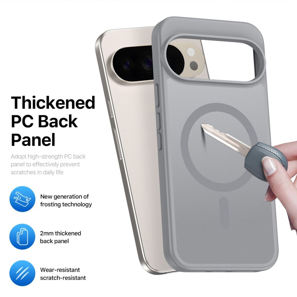 Dux Ducis Google Pixel 9 Pro XL/10 Pro XL/11 Pro XL Cover Yind Series MagSafe Grå