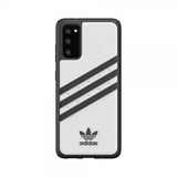 Adidas Samsung Galaxy S20 Cover OR 3 Stripes Snap Case Hvid