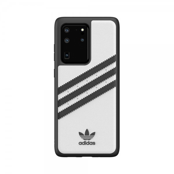 Adidas Samsung Galaxy S20 Ultra Cover OR 3 Stripes Snap Case Hvid
