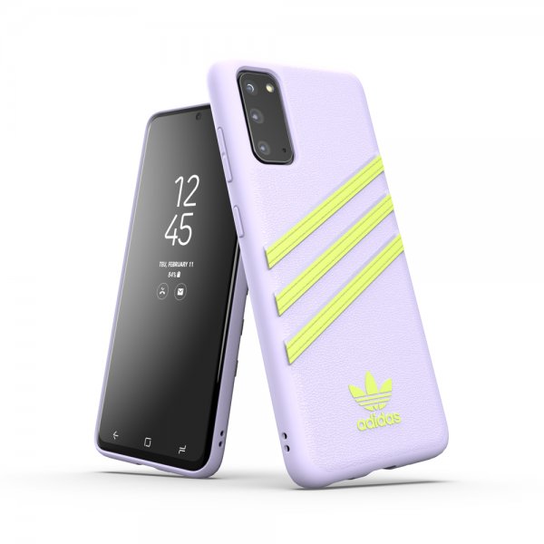 Adidas Samsung Galaxy S20 Cover ELLER 3 Stripes Snap Case Lilla