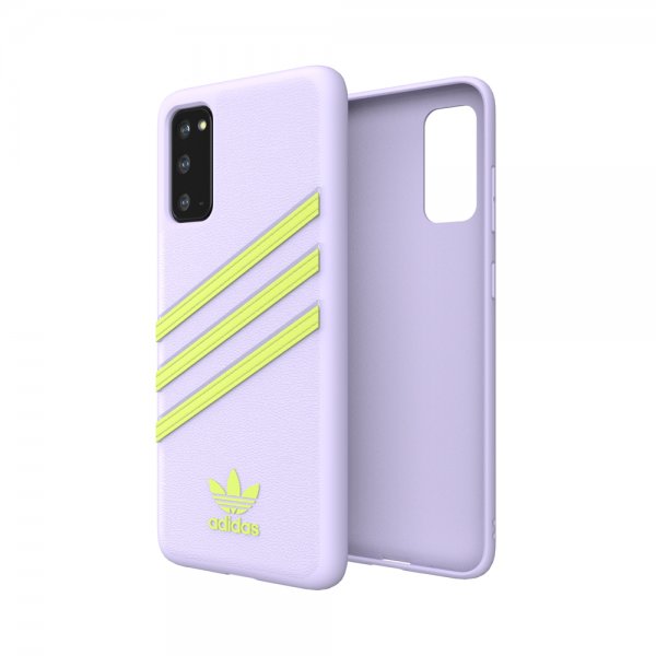 Adidas Samsung Galaxy S20 Cover ELLER 3 Stripes Snap Case Lilla