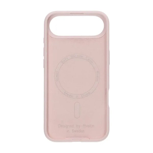 Rvelon iPhone Air Cover Silikone MagSafe Lyserød