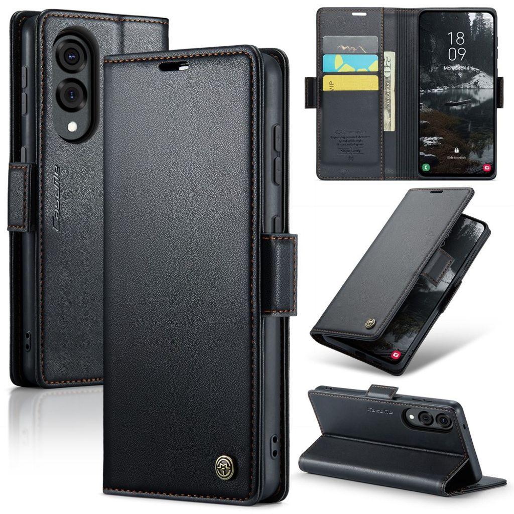 CaseMe Samsung Galaxy S25 Edge Etui 023 Series Sort