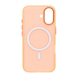 iPhone 17 Cover Kameraramme MagSafe Gennemsigtig Orange