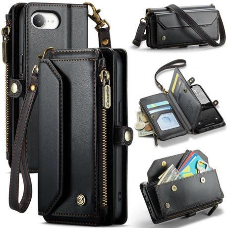 CaseMe iPhone 16e/iPhone 17e Etui C36 Series Sort