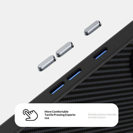 ABEEL Google Pixel 11 Pro Cover Kulfibertekstur MagSafe Sort