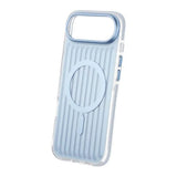 iPhone Air Cover Bølget MagSafe Lyseblå