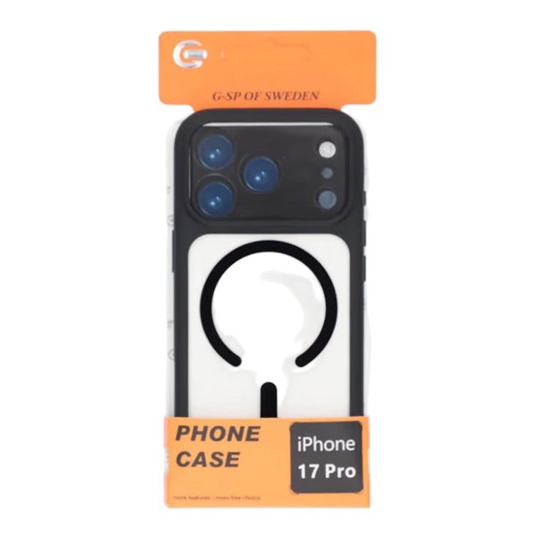iPhone 17 Pro Cover Kameralinse MagSafe Transparent Sort
