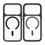 iPhone 17 Pro Max Cover Kamerasarg MagSafe Sort Gennemsigtig