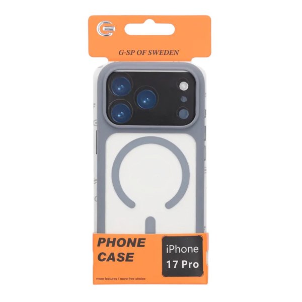 iPhone 17 Pro Cover Kameralinse MagSafe Grå