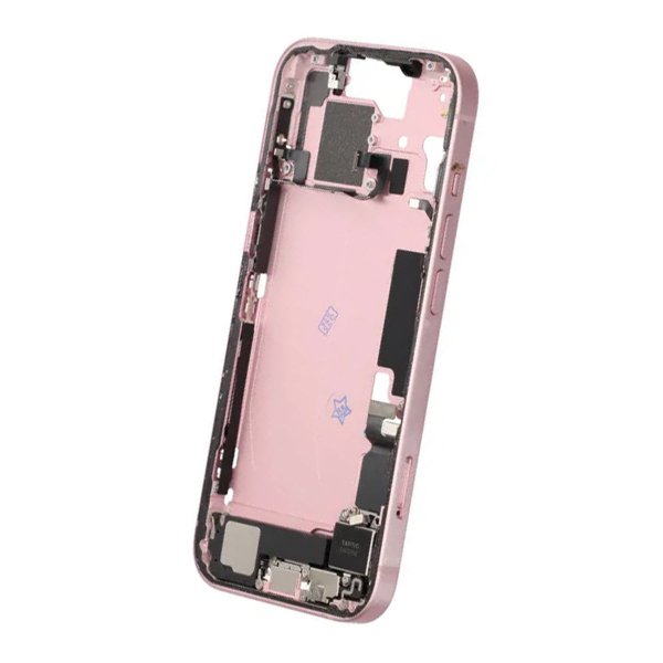 Midterramme med smådele til iPhone 15 - Pink OEM