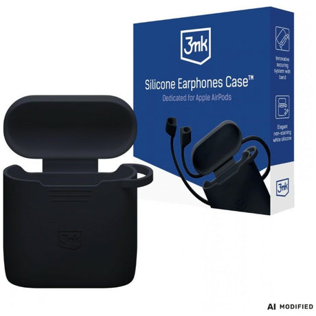 3mk AirPods 4/5 Cover Silikone Sort