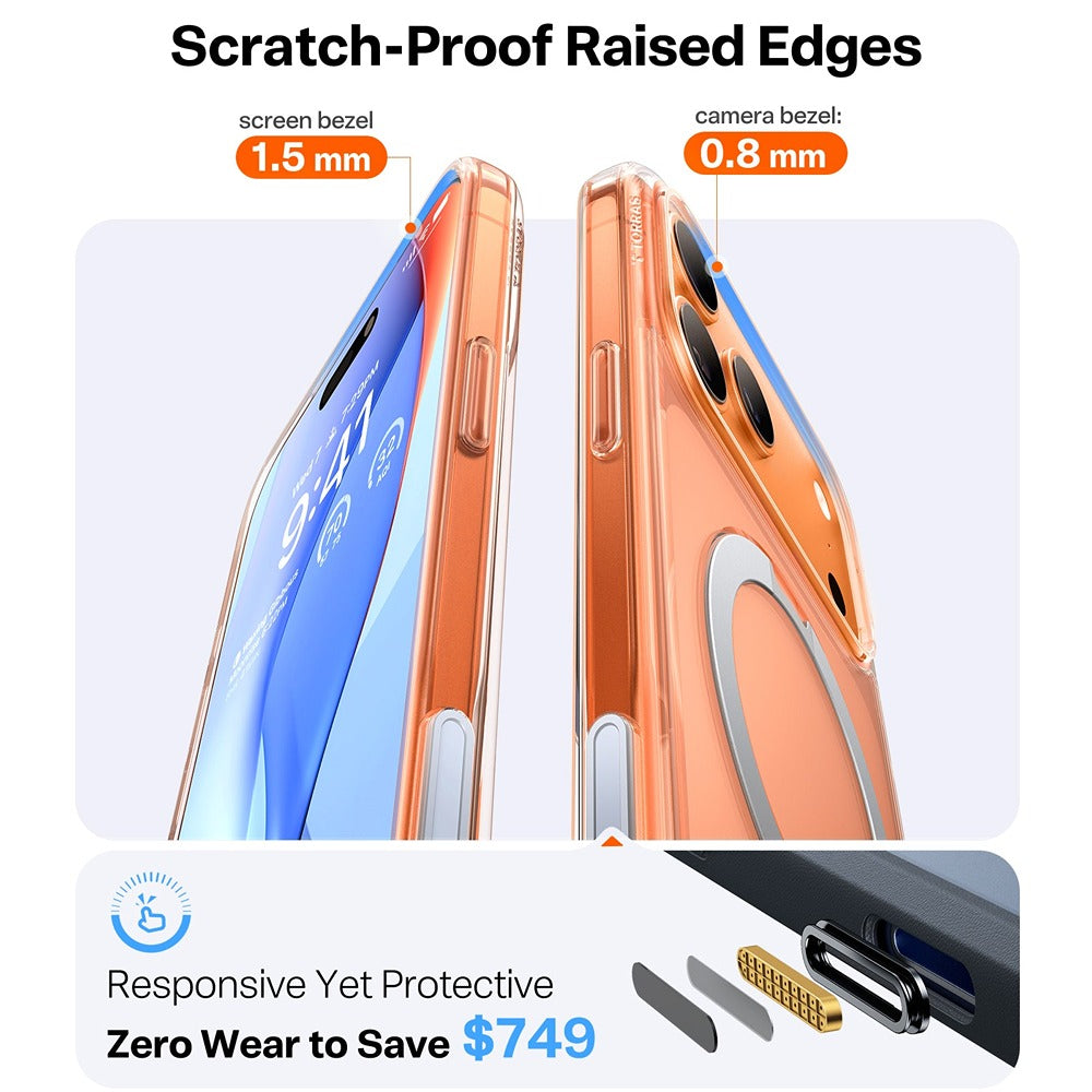 Torras iPhone 17 Pro Cover Ostand Q3 Spin Klar