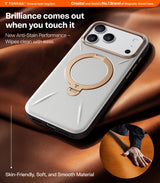 Torras iPhone 17 Pro Cover Ostand Q3 Vegskin Pearl Gray