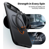 Torras iPhone Air Cover Ostand Q3 Spin Obsidian Black