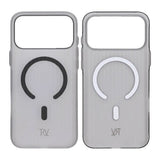 Rvelon iPhone 17 Pro Max Cover Bølget MagSafe Grå