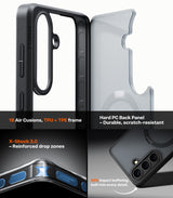 Torras Samsung Galaxy S26 Plus Cover Ostand Q3 Spin Obsidian-sort