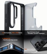 Torras Samsung Galaxy S26 Ultra Cover Ostand Q3 Spin Obsidian Black