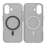 iPhone 17 Cover Bølget MagSafe Lysegrå