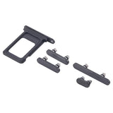 Knapper og SIM-kortholder til iPhone 16 Pro og 16 Pro Max - Sort