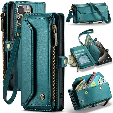 CaseMe iPhone 15 Pro Etui C36 Series Grøn